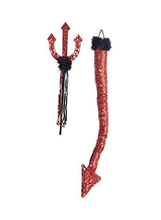 أمسكان مجموعة فاخرة للبالغين مكونة من شوكة وذيل - Image 2