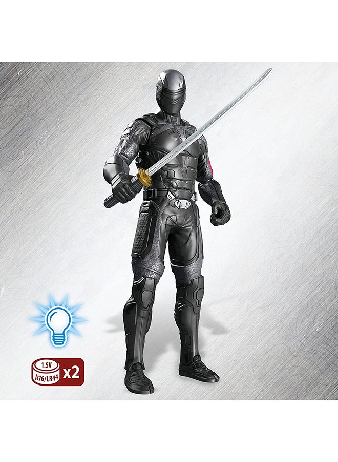 G. I. Joe Snake Eyes: G.I. Joe Origins Ninja Strike Snake Eyes Collectible 12-Inch Scale Figure with Action Feature, Toys for Kids Ages 4 and Up  - Image 4