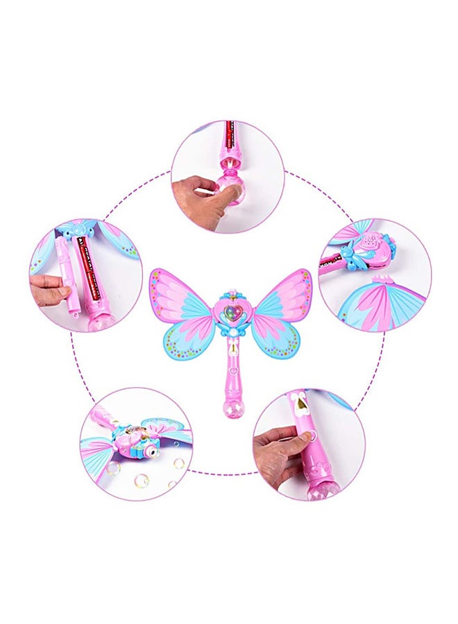 WANNA BUBBLES Battery Operated Light And Sound Bubble Fairy Wand With Wings 31x33x18cm - Image 5