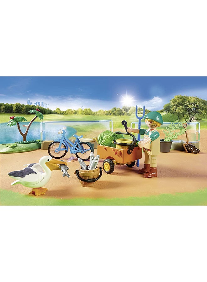 بلاي موبيل لعبة حديقة الحيوانات الكبيرة والممتعة للعائلة مكونة من 213 قطعة طراز 70341 70341 أكبر من3 سنوات - Image 5