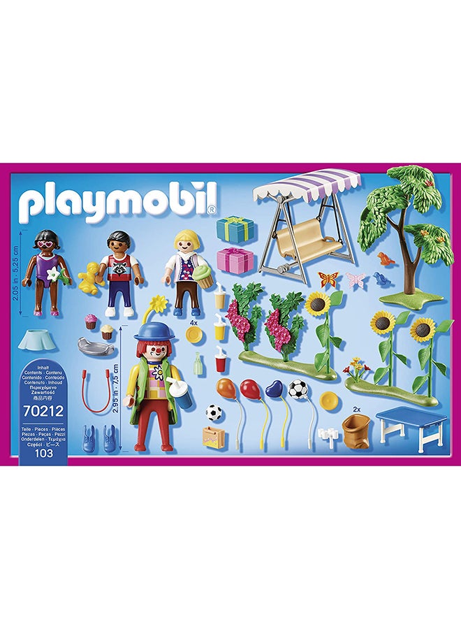 Playmobil - 70212 Dollhouse Kindergeburtstag Mit Clown, Ab 4 Jahren Playset 3+ Years - Image 1
