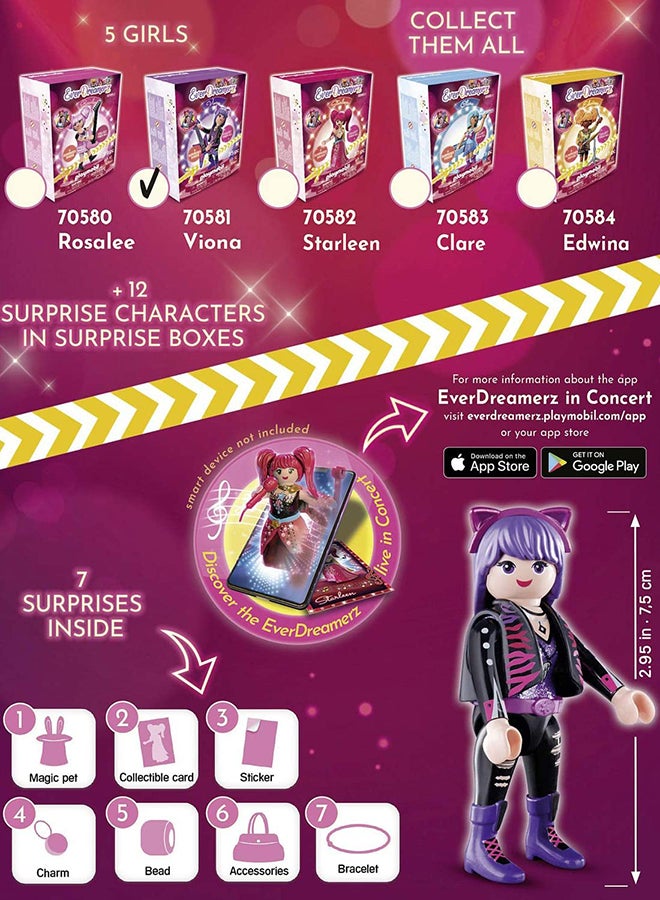 بلاي موبيل - مجموعة لعب Everdreamerz Viona-Music World - Image 1