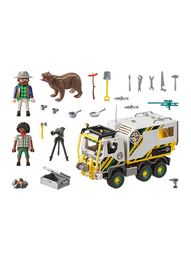 بلاي موبيل مجموعة مركبات شاحنة استكشاف الحياة البرية الخارجية - Image 3