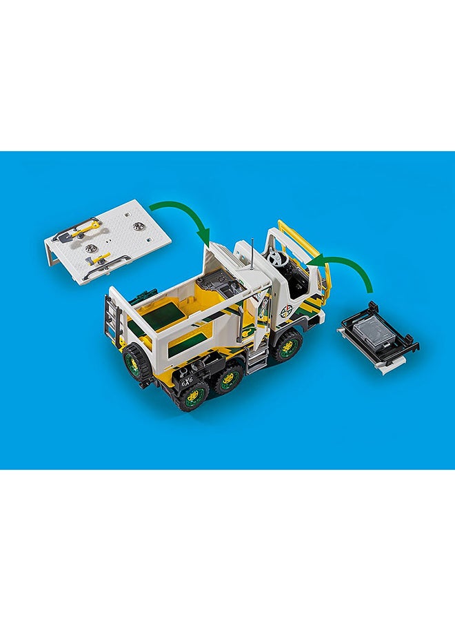 بلاي موبيل مجموعة مركبات شاحنة استكشاف الحياة البرية الخارجية - Image 4