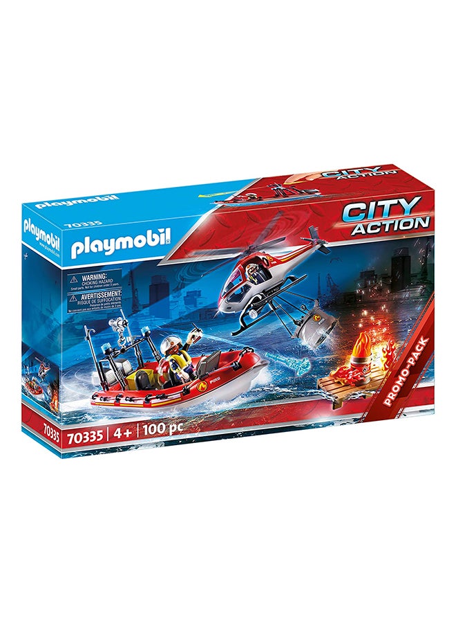 بلاي موبيل مجموعة مركبات مهمة إنقاذ الحرائق في المدينة - Image 1