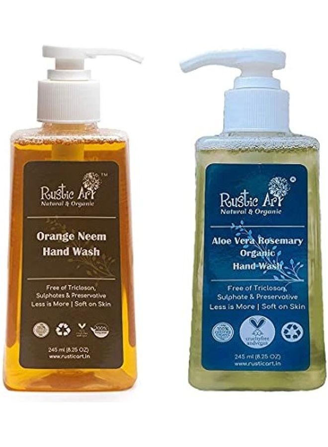 راستيك أرت Organic Hand Wash Orange 1.99999999796X5.99999999388X2.99999999694inch  - Image 2