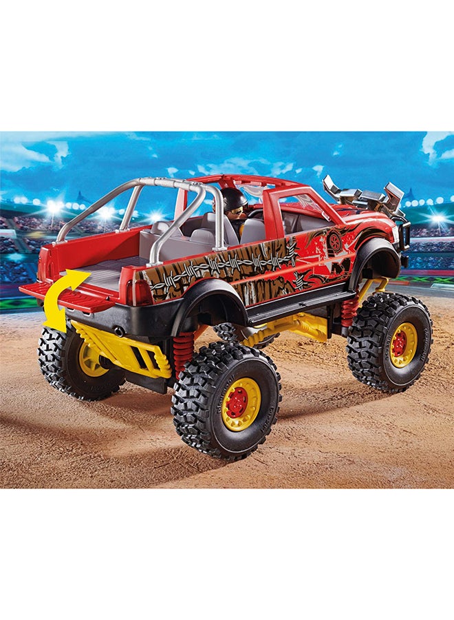 بلاي موبيل مجموعة سيارات شاحنة الوحش لعرض الحيل - Image 4