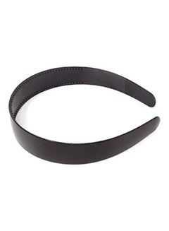 HONBAY 10-Piece Plastic Hair Hoop Plain With Teeth Headband Black 1X2X1.8inch  - Image 1