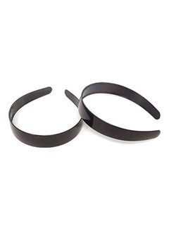 HONBAY 10-Piece Plastic Hair Hoop Plain With Teeth Headband Black 1X2X1.8inch  - Image 4