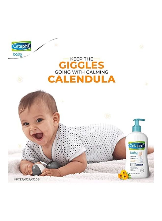 سيتافيل Baby Wash And Shampoo with Organic Calendula - Pack of 2 1X2X1.8inch  - Image 3