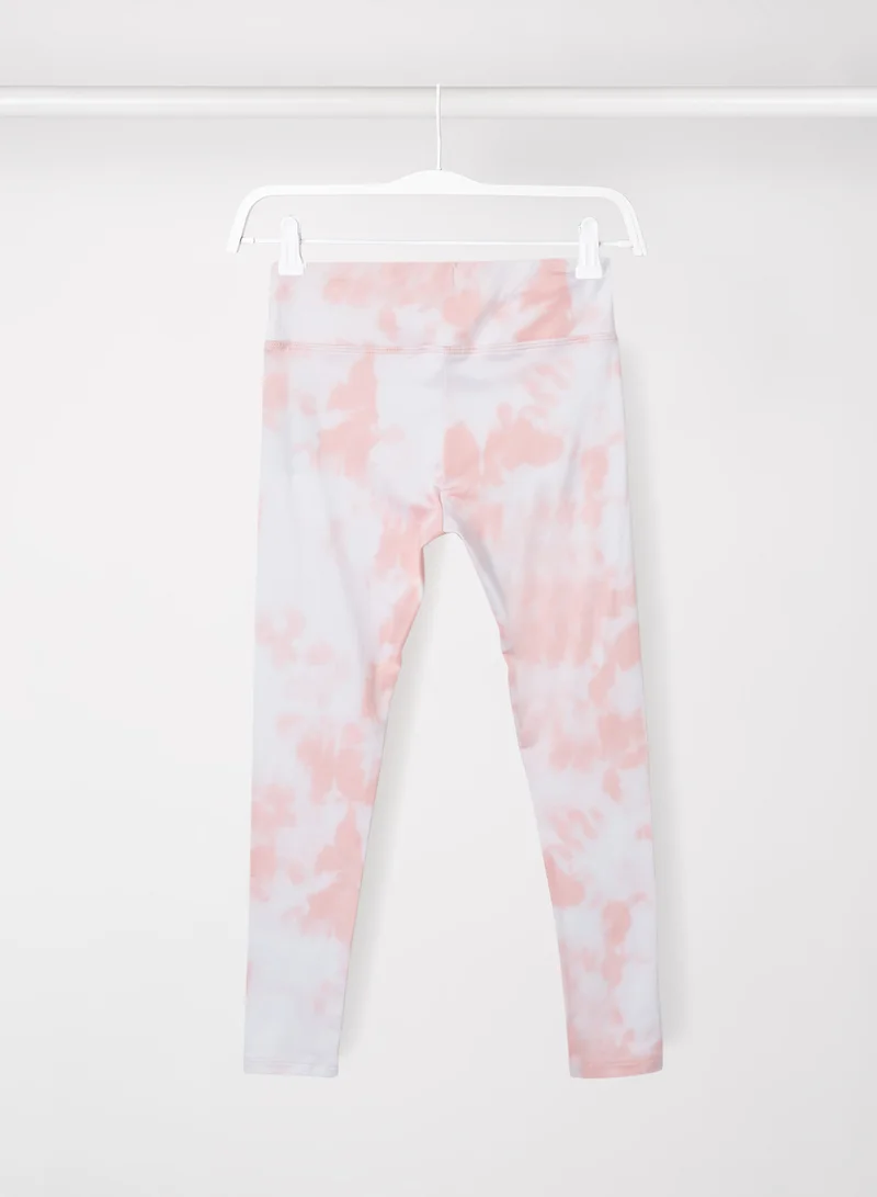 ليفايز بنطال ضيق بخصر مرتفع مصبوغ بطريقة الربط للمراهقين