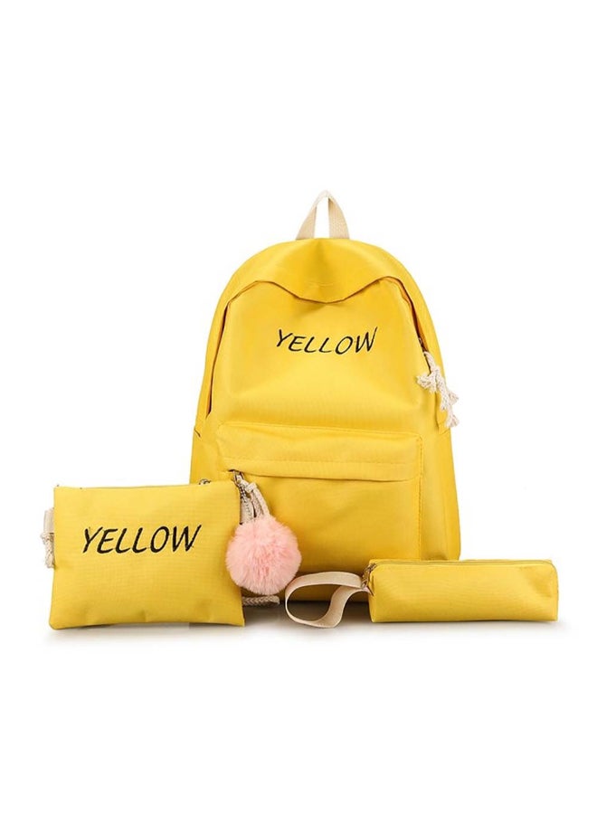 3-Piece Kids Oxford Front Pocket Backpack Set Yellow - v1635932850/N51640732A_1