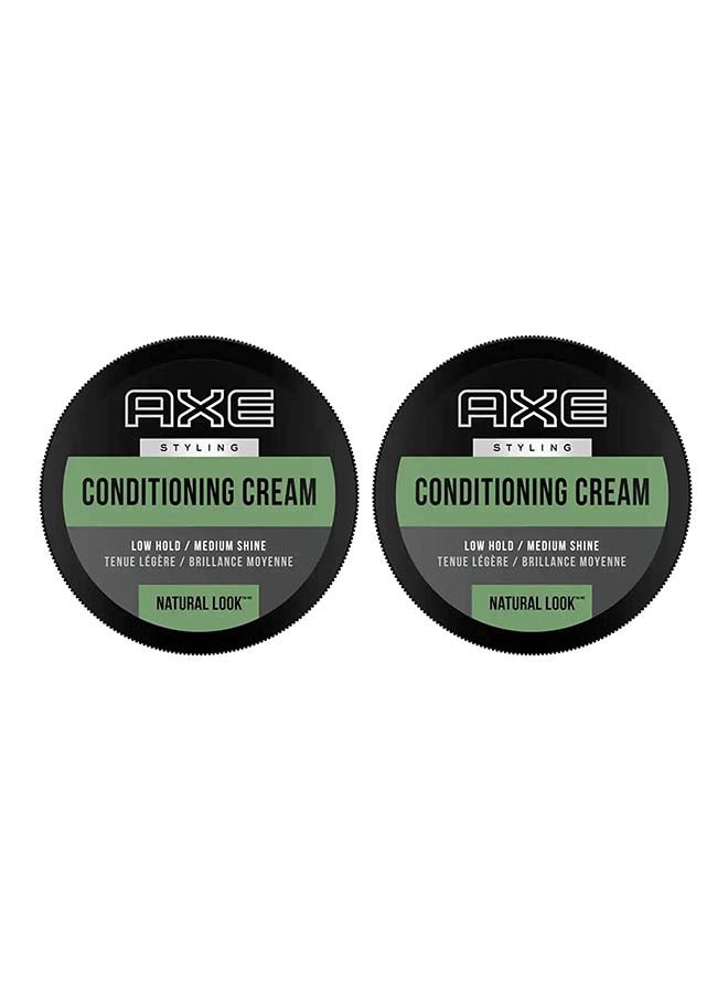 Axe Pack Of 2 Conditioning Cream Natural Look 78x2ml - Image 1