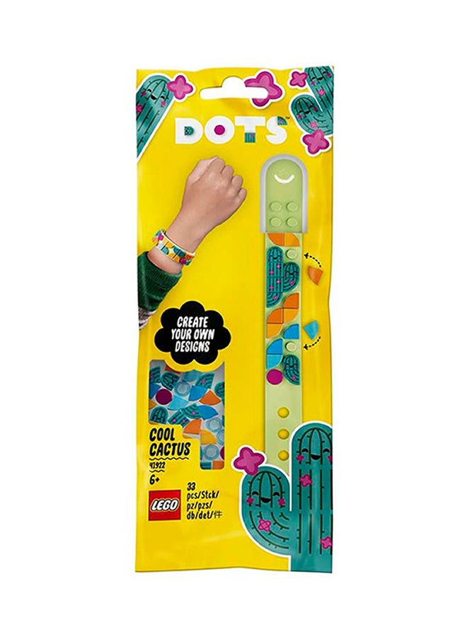 41922 33-Piece Dots Cool Cactus Bracelet Set 6+ Years