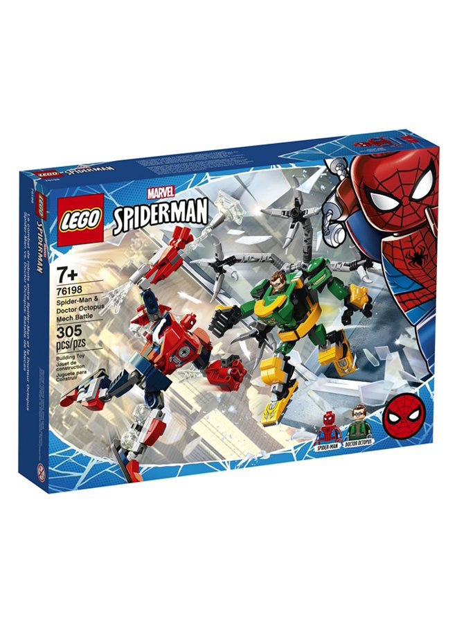 LEGO 76198 Marvel Spider-Man: Spider-Man And Doctor Octopus Mech Battle  Building Kit 305 Pieces 305 7+ Years - Image 2