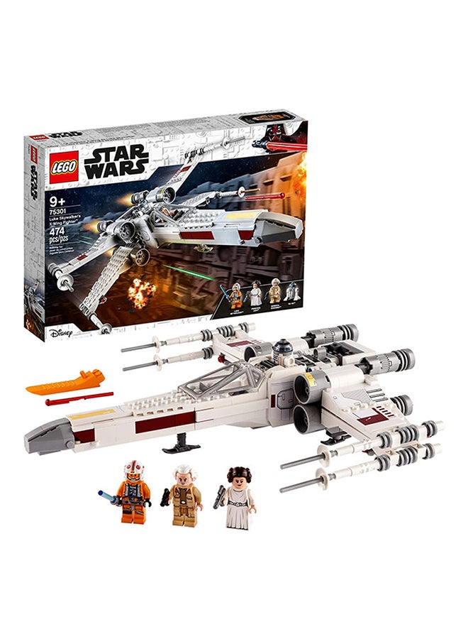 LEGO 75301 Star Wars Luke Skywalker's X-Wing Fighter Toy With Princess Leia And R2-D2 Droid Figure 9+ Years - Image 1