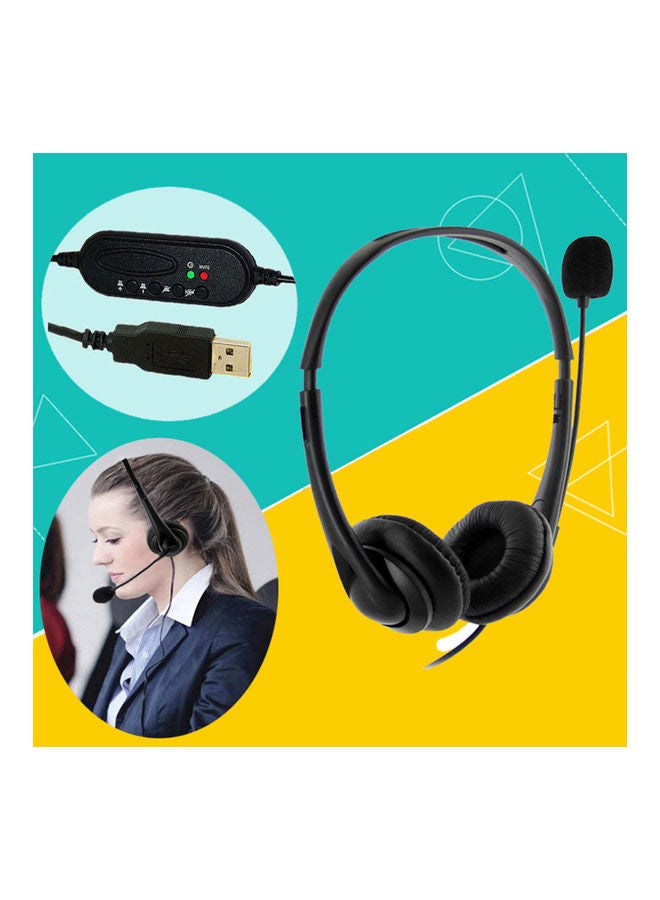 سماعة رأس سلكية تتصل بمخرج USB للألعاب - Image 2