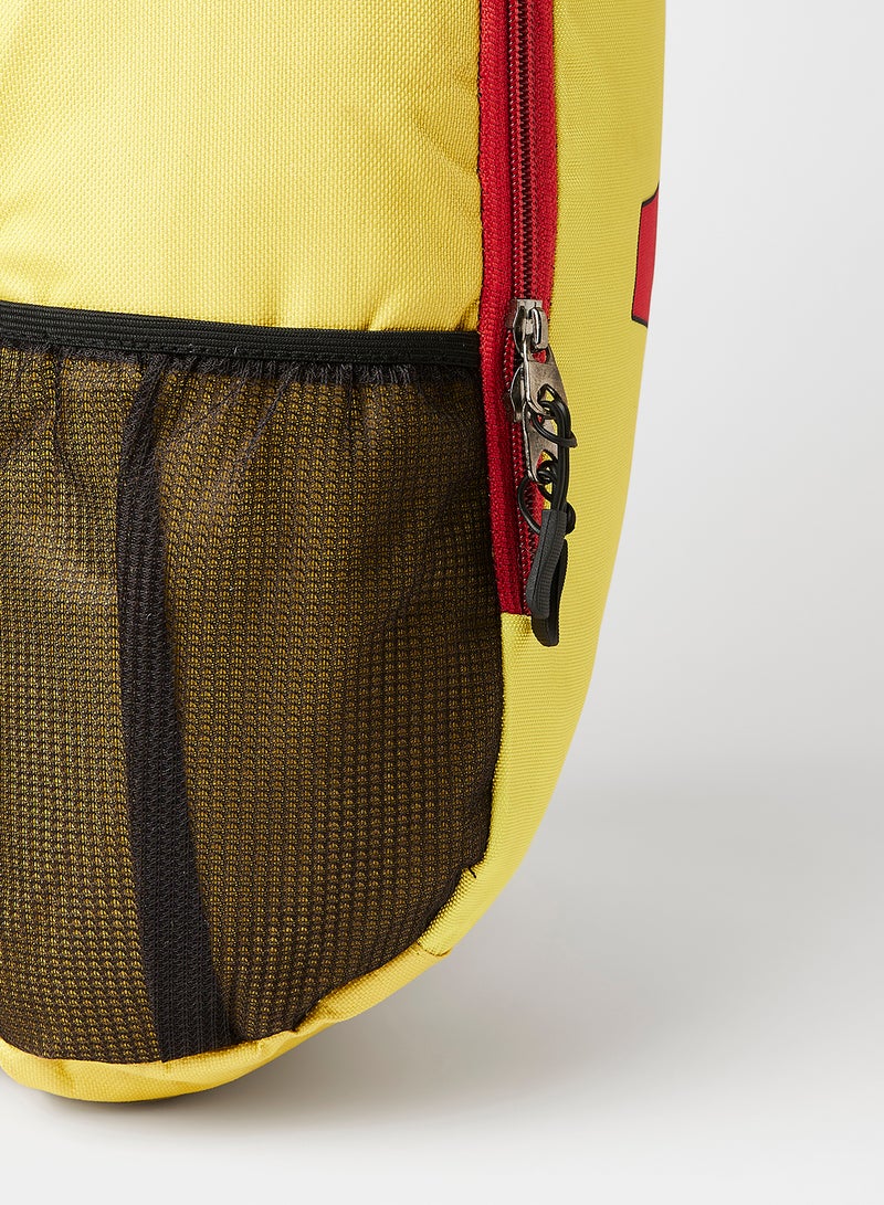 LIONBONE Aeroplane printed Polyester Kids Backpack with zip closure Ideal for 6-8 years age group, Plastic Sipper And Polyester Pouch Yellow/White/Green  - Image 4