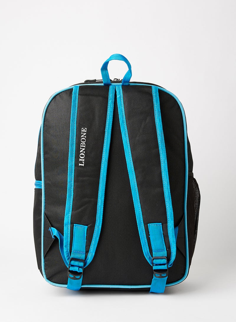 LIONBONE Apple Printed Polyester Kids Backpack with zip closure Ideal for 6-8 years age group, Plastic Sipper And Polyester Pouch Yellow/Black/Green  - Image 3