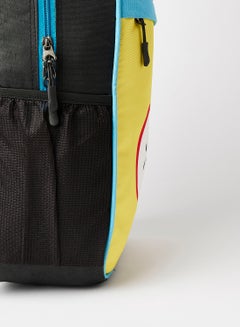 LIONBONE Apple Printed Polyester Kids Backpack with zip closure Ideal for 6-8 years age group, Plastic Sipper And Polyester Pouch Yellow/Black/Green  - Image 4