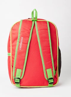 LIONBONE Ladybug Printed Polyester Kids Backpack with zip closure Ideal for 6-8 years age group, Plastic Sipper And Polyester Pouch White/Red/Green  - Image 3