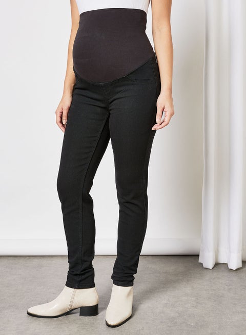 Mlamy Maternity Jeggings Black