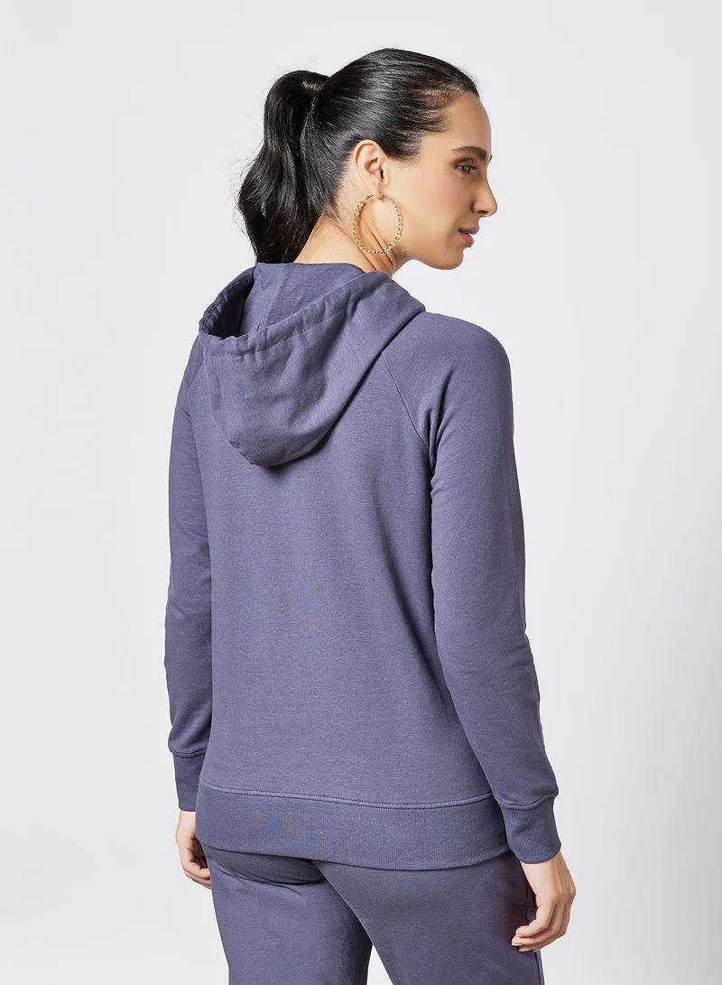 Mamalicious 2-in-1 Maternity Hoodie Grey/Blue