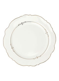 La Mesa 18-Piece Andalusian Frill Dinner Set White/Gold 10.5inch  - Image 2