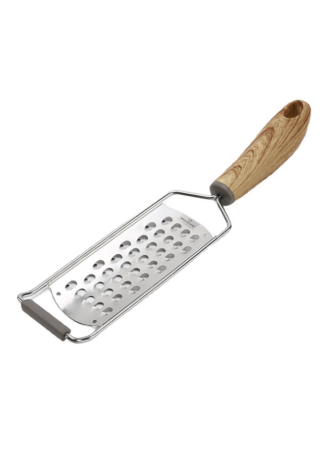 Penguen Oval Shape Grater Silver 30.5x7x4cm - Image 1