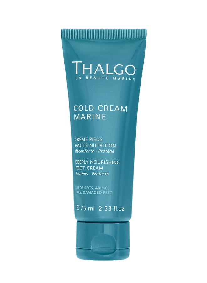 Thalgo Body Cold Cream Marine Deeply Nourishing Foot Cream 75ml  - Image 1