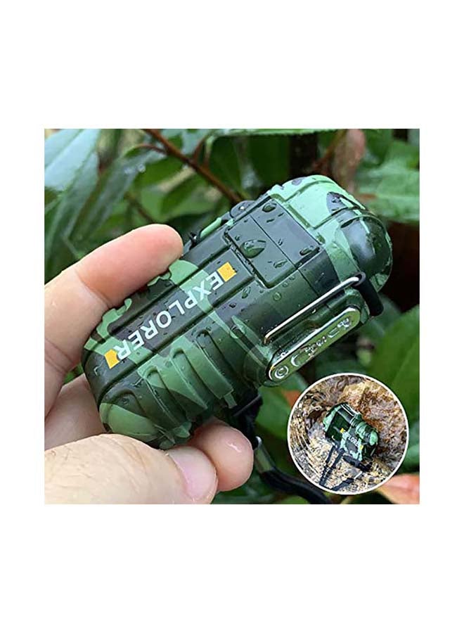 Explorer - Electric Lighter Rechargeable USB, USB Lighter with Dual Arc, Waterproof Electric Lighter, Flameless Windproof Rechargeable Lighter for Camping Hiking Outdoor Adventure 0.24kg - Image 1