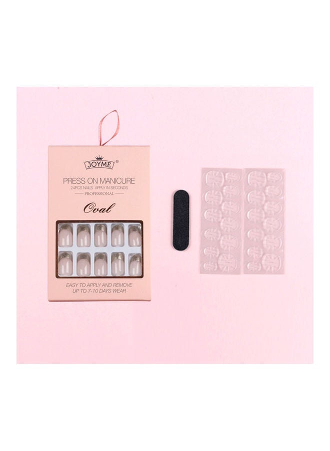 JOYME - 24-Piece False Nails Multicolour - Image 1