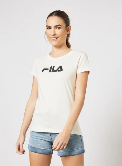 FILA Classic Logo T-Shirt Off-White