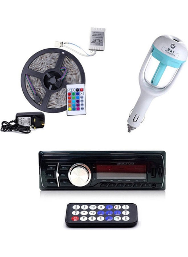 Generic Atmosphere Light Strip With Car Air Freshener And Stereo Player  - Image 1