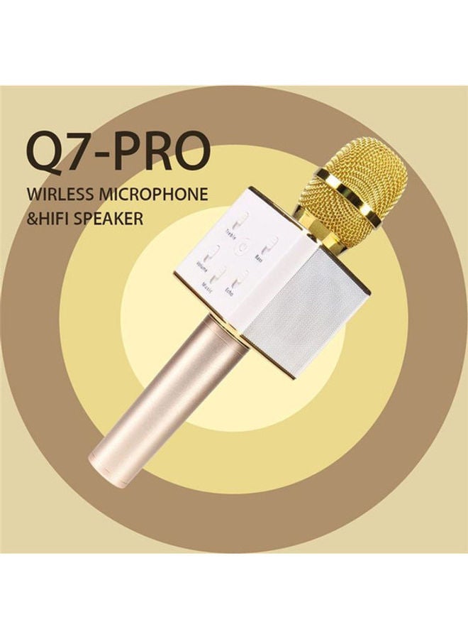 Bluetooth Wireless Karaoke Multi-Functional Microphone HBN60002013 Gold  - Image 3