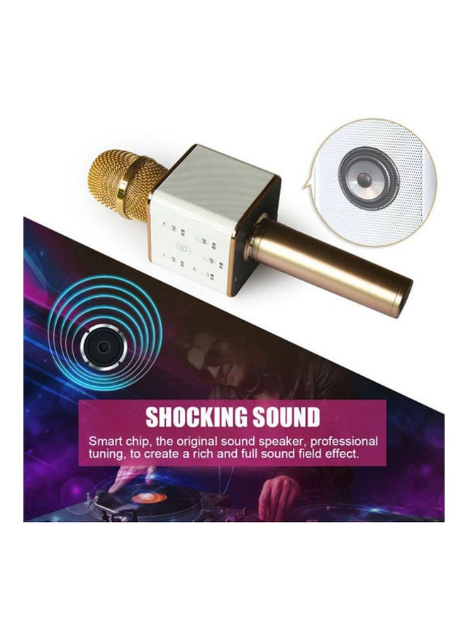 Bluetooth Wireless Karaoke Multi-Functional Microphone HBN60002013 Gold  - Image 4