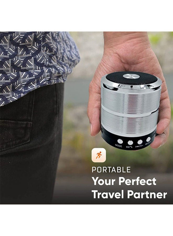 Bluetooth Mini Wireless Speaker HBN60001760 White/Black - Image 3