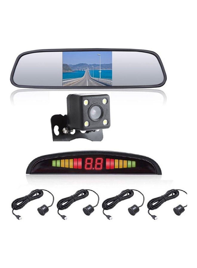 كاميرا مساعدة للسيارة مع مرآة عكسية مزودة بشاشة LCD - Image 1