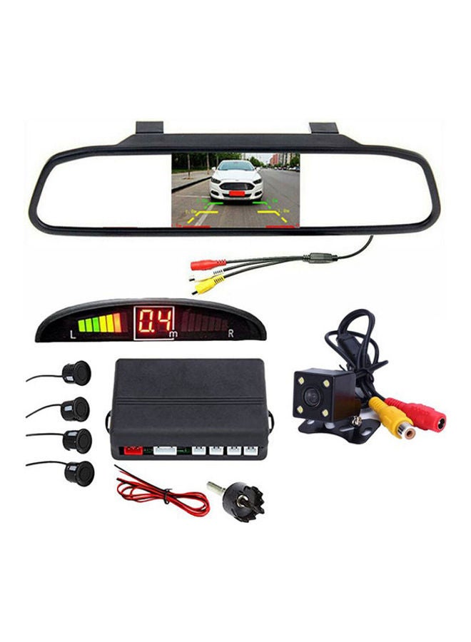 كاميرا مساعدة للسيارة مع مرآة عكسية مزودة بشاشة LCD - Image 2