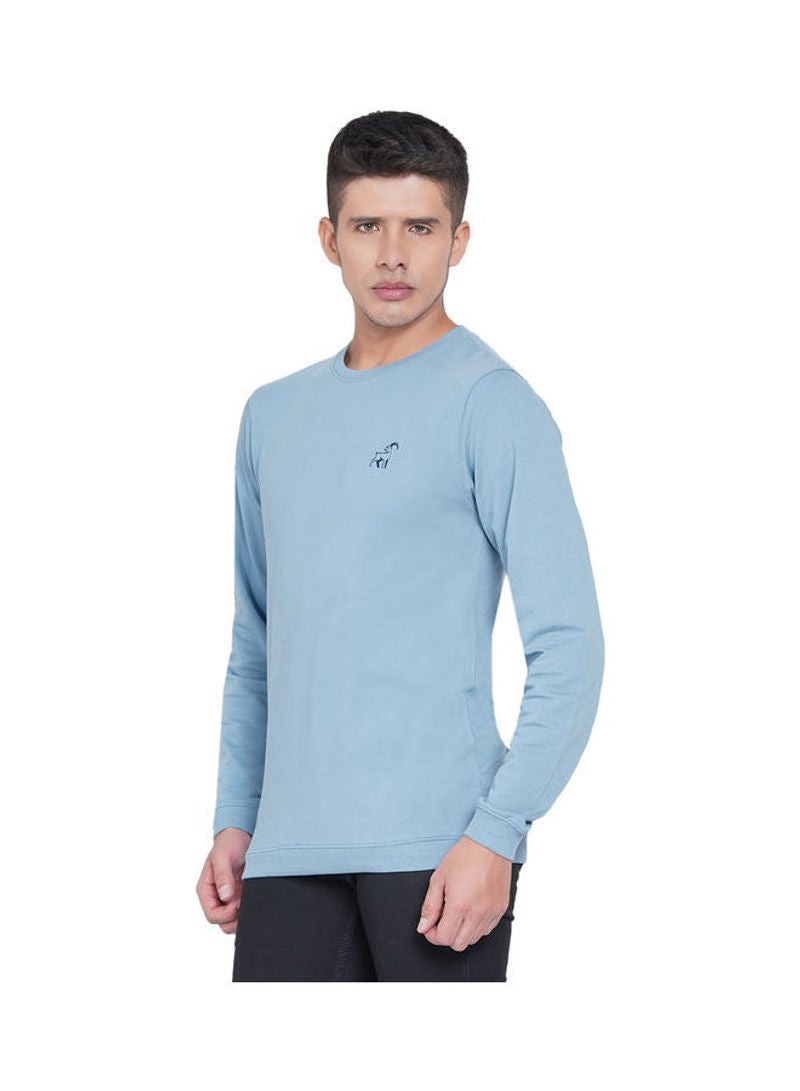 لورين سميث سويت شيرت كاجوال بفتحةِ رقبة مستديرة متعدد الاستخدامات - Image 4