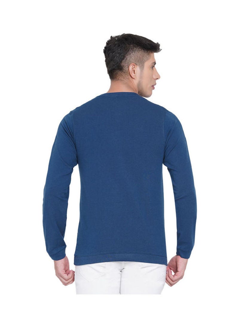 لورين سميث سويت شيرت بأكمام طويلة وأزرار للإغلاق دينيم - Image 2