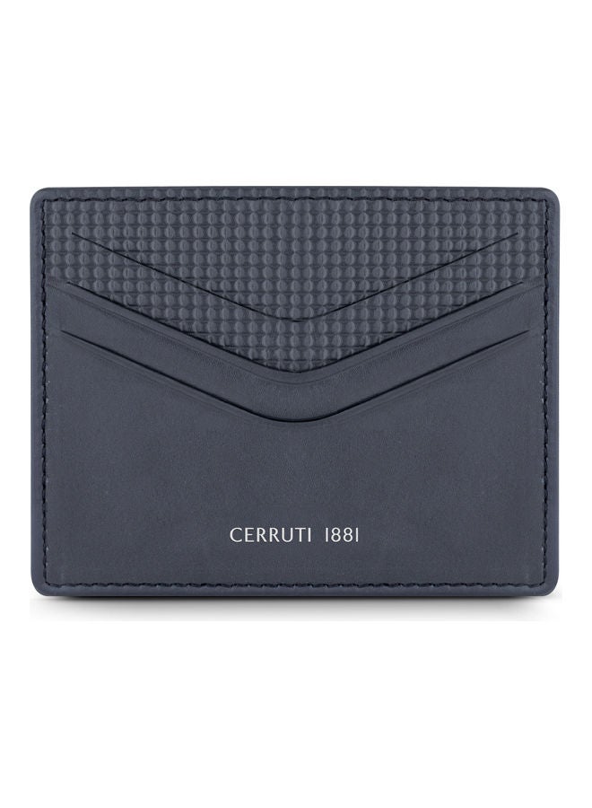 CERRUTI 1881 - Genuine Leather Card Holder Blue - Image 1