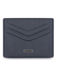 Genuine Leather Card Holder Blue