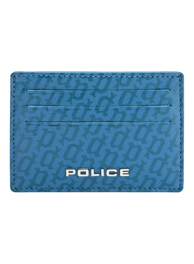 بوليس Police Hallmark Leather Cardholders for Men - PELGW2000608, Blue