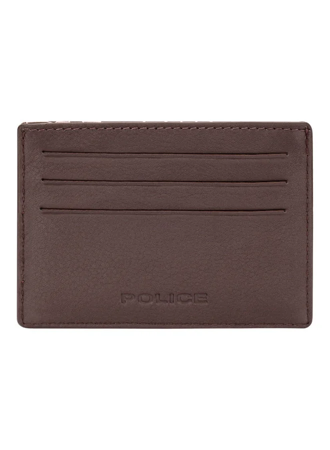 POLICE Police Vogue Leather Cardholders for Men - PELGW2000805, Brown