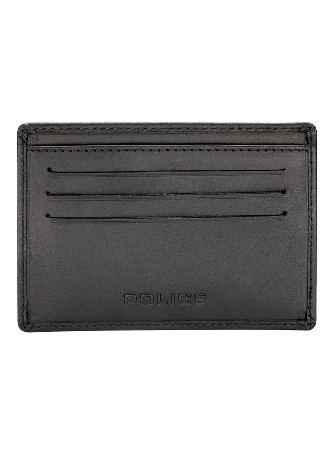 POLICE Police Flyer Leather Cardholders for Men - PELGW2000904, Black and Blue