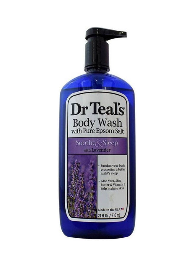 Dr Teal's Lavender Epsom Salt Body Wash 710ml 