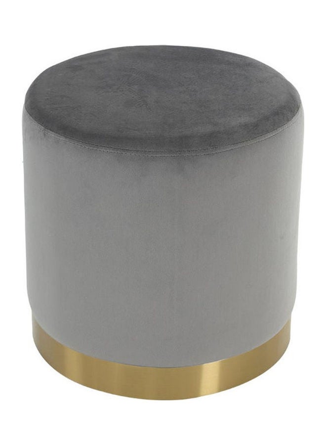 homes r us - Nile Fabric Ottoman Gray 45 x 45 x 45cm - Image 1