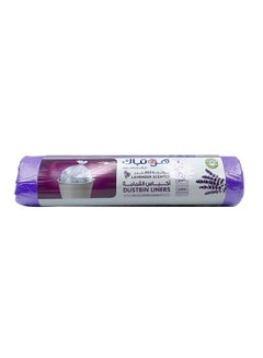 50-Piece lavender Scented Dustbin Liners Roll 10 Gallon Purple 45 x 55cm - v1635948038/N45268896A_1