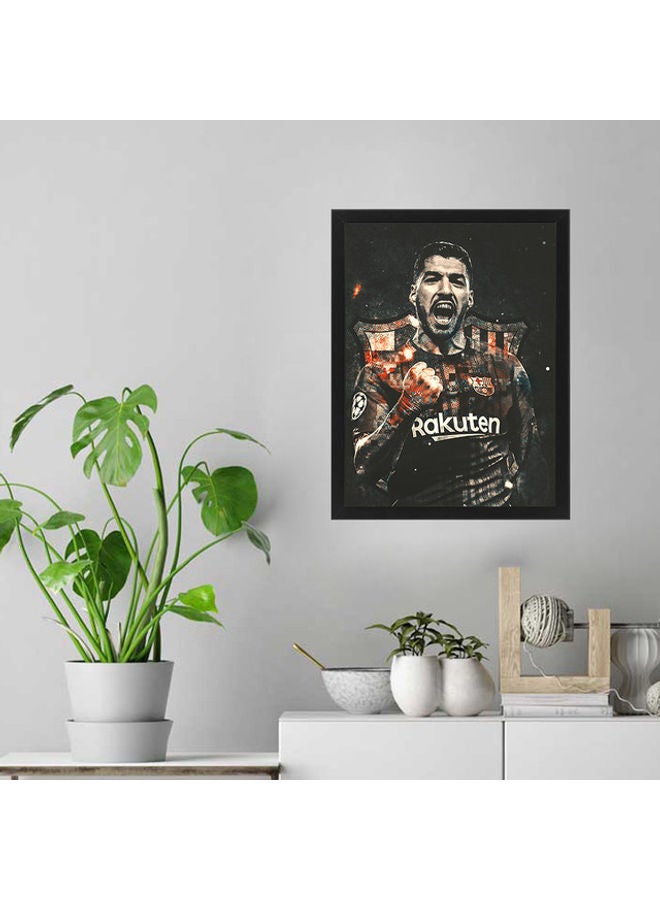 إم إي سي إطار ملصق جداري مطبوع عليه عبارة" أسود 30 X 40سم - Image 2